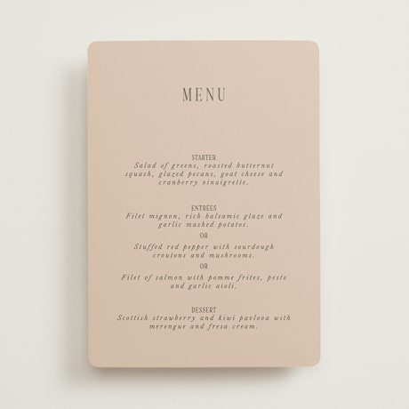 Menus
