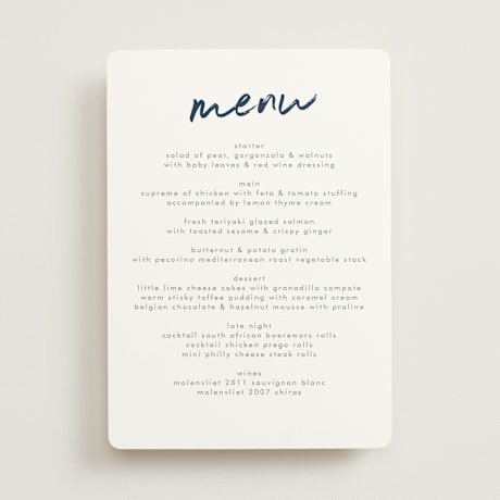 Menus