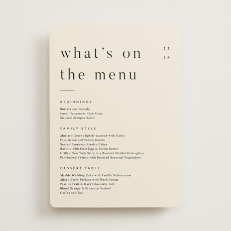 Menus
