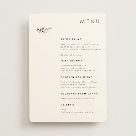 Menus