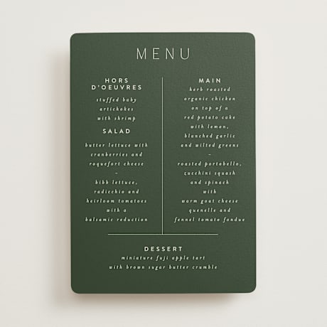 Menus