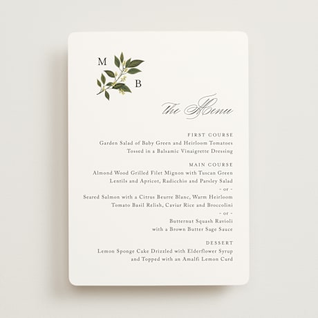 Menus