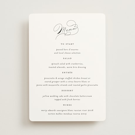 Menus