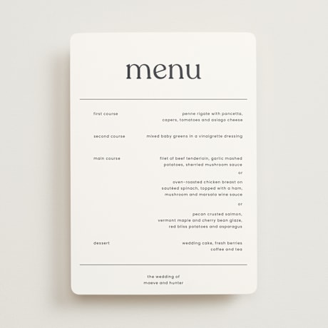 Menus