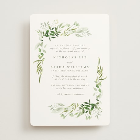 Rehearsal Dinner Invitations