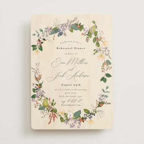 Rehearsal Dinner Invitations