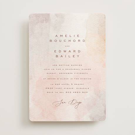 Rehearsal Dinner Invitations