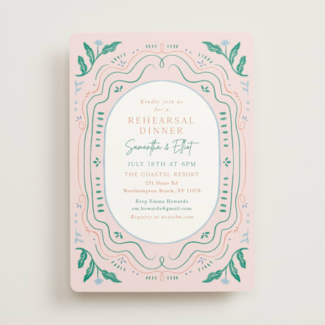 Rehearsal Dinner Invitations