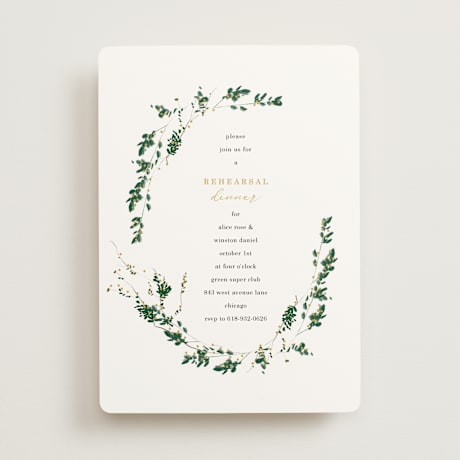 Rehearsal Dinner Invitations
