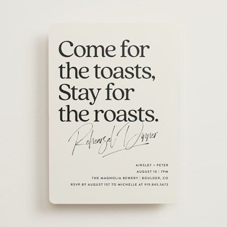 Rehearsal Dinner Invitations