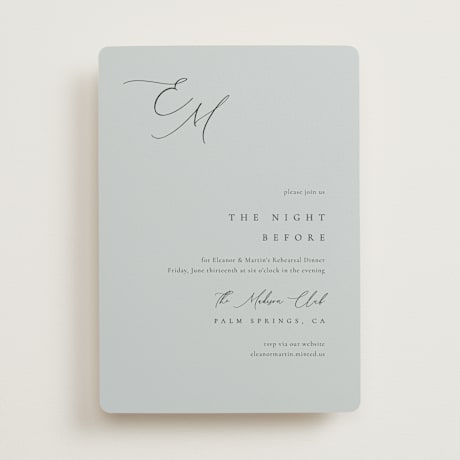 Rehearsal Dinner Invitations