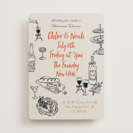 Rehearsal Dinner Invitations