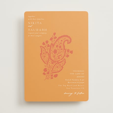 Sangeet Invitations