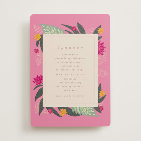 Sangeet Invitations