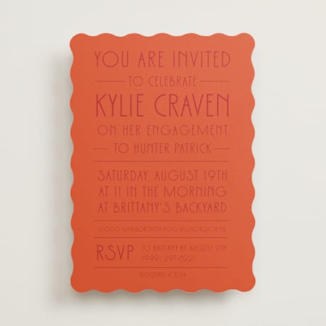 Engagement Party Invitations