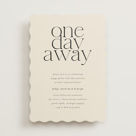 Rehearsal Dinner Invitations
