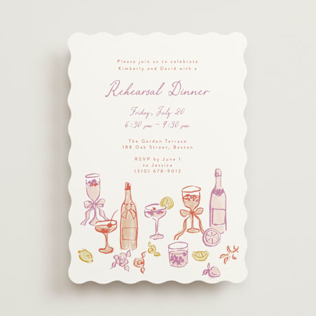 Rehearsal Dinner Invitations