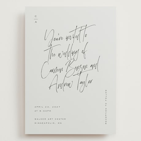 Grand Wedding Invitations