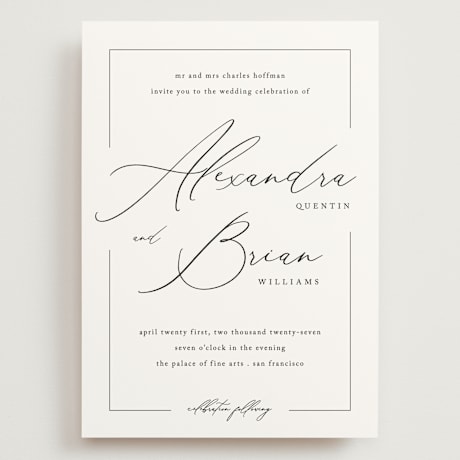 Grand Wedding Invitations