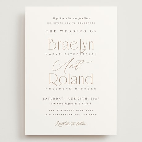 Grand Wedding Invitations