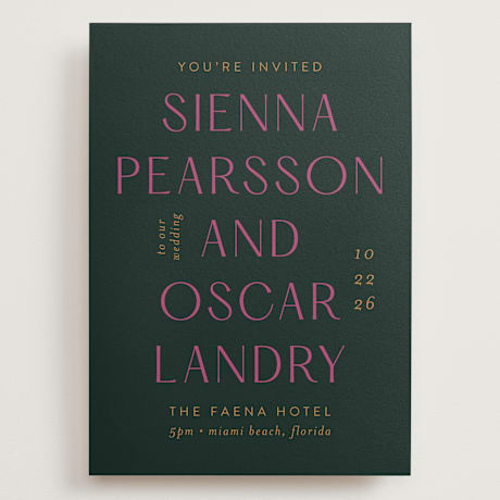 Grand Wedding Invitations