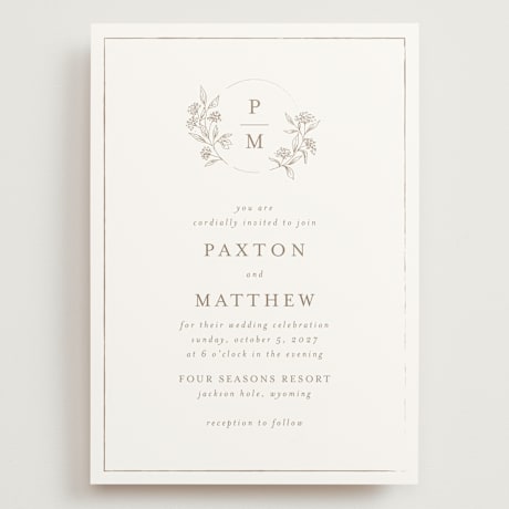 Grand Wedding Invitations