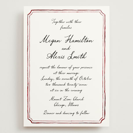 Grand Wedding Invitations