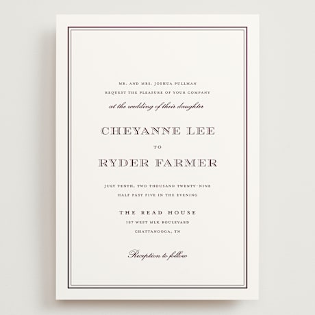 Grand Wedding Invitations