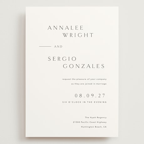 Grand Wedding Invitations