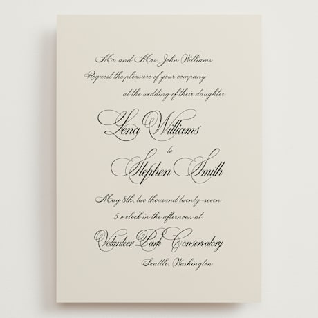 Grand Wedding Invitations