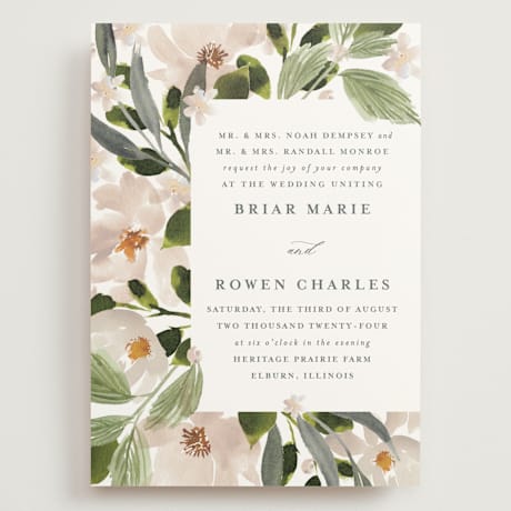 Grand Wedding Invitations