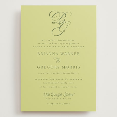 Grand Wedding Invitations