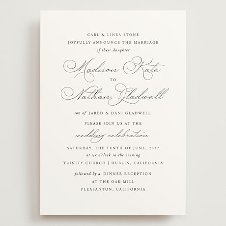 Grand Wedding Invitations