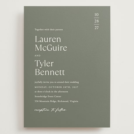 Grand Wedding Invitations