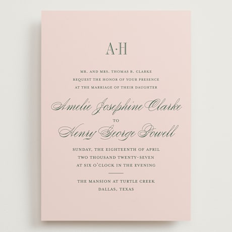 Grand Wedding Invitations