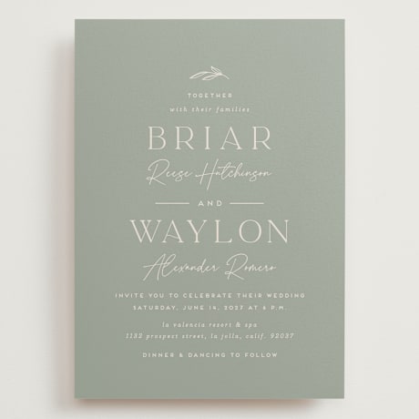 Grand Wedding Invitations
