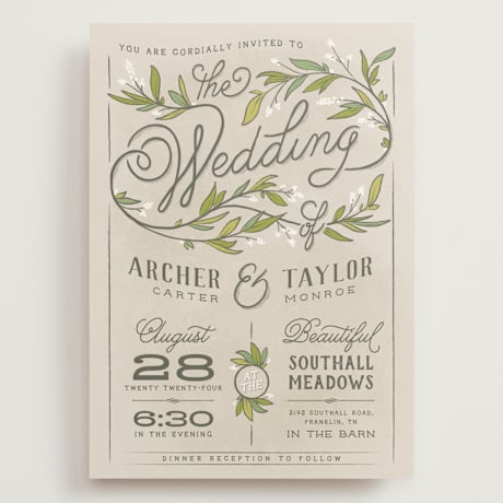Grand Wedding Invitations