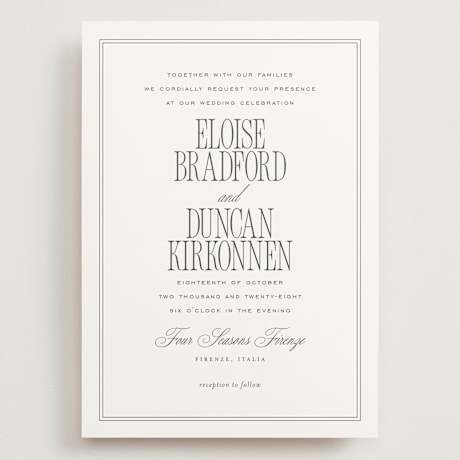 Grand Wedding Invitations