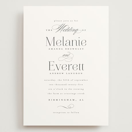 Grand Wedding Invitations
