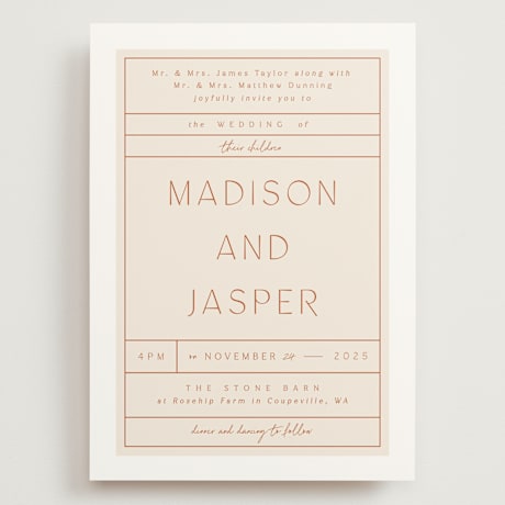 Grand Wedding Invitations