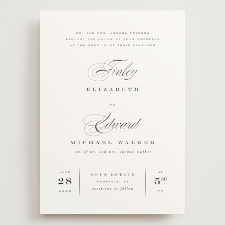 Grand Wedding Invitations