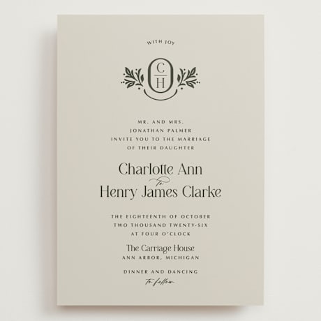 Grand Wedding Invitations