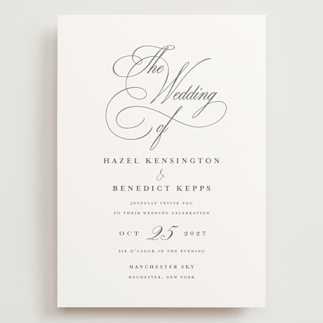 Grand Wedding Invitations