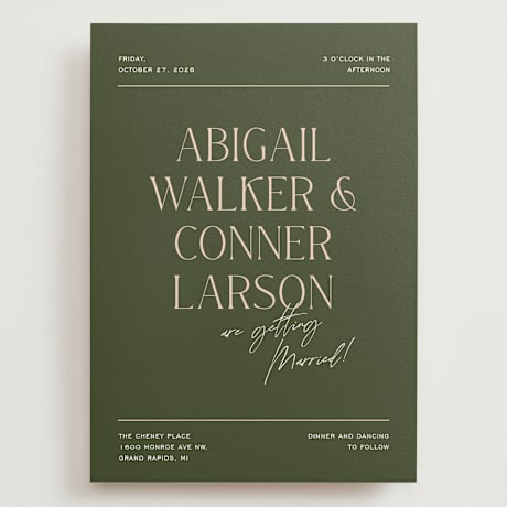 Grand Wedding Invitations