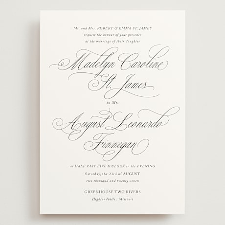 Grand Wedding Invitations