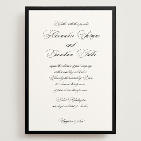 Grand Wedding Invitations