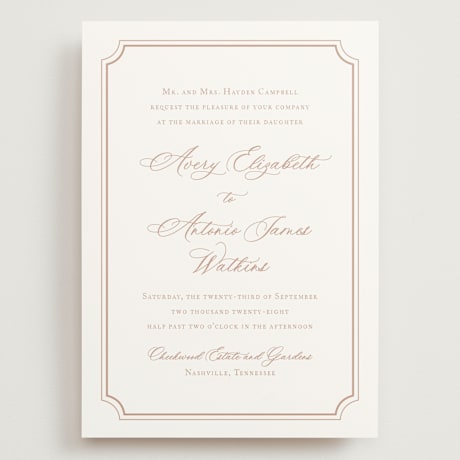 Grand Wedding Invitations