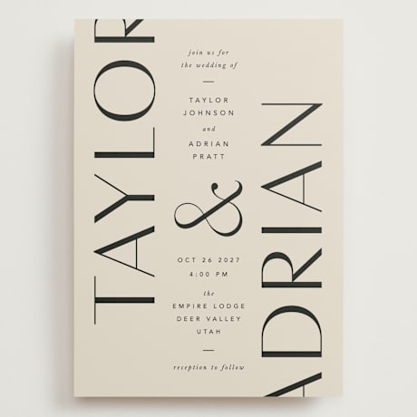 Grand Wedding Invitations