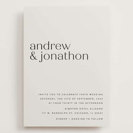 Grand Wedding Invitations