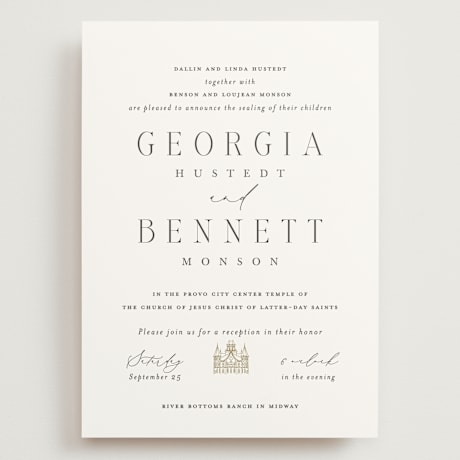 Grand Wedding Invitations